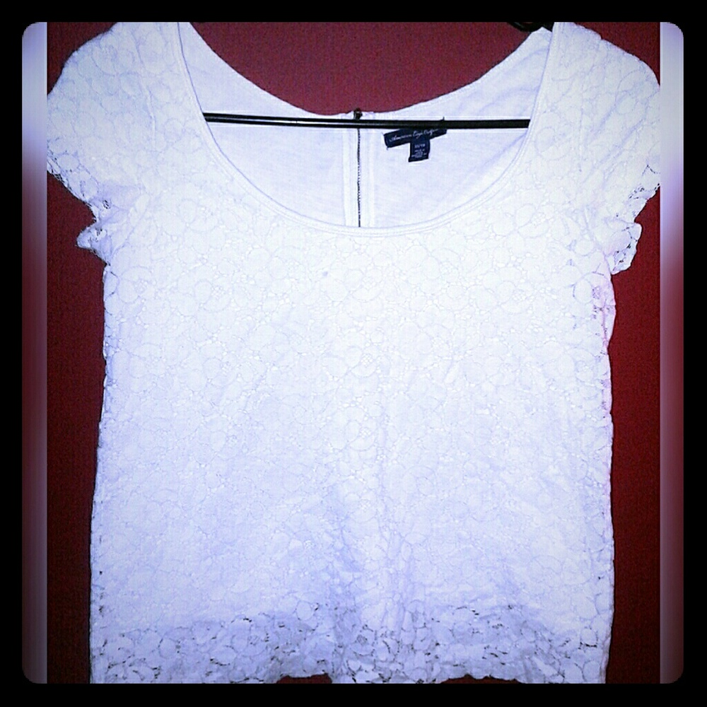 Super Cute AEO Lace Crop Top☡😍